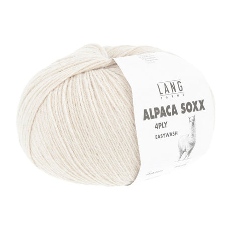 Alpaca Soxx 4 Ply Ecru