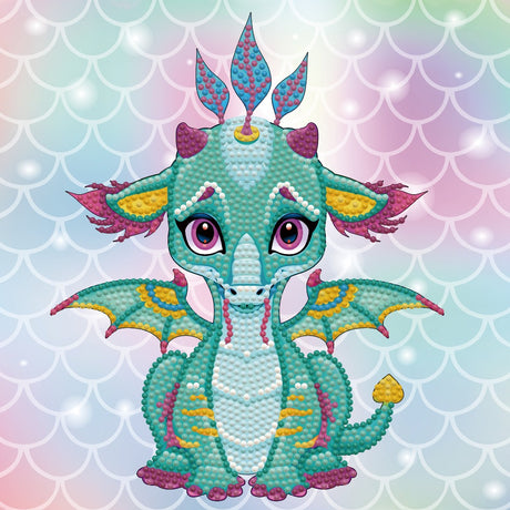 Ariel the Baby Dragon Diamond Painting Kit