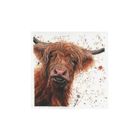 Betsy Highland Cow Cross Stitch Kit