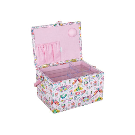 Bugs and Butterflies Sewing Box Internal