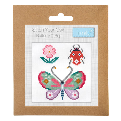 Butterfly and Bug Cross Stitch Kit