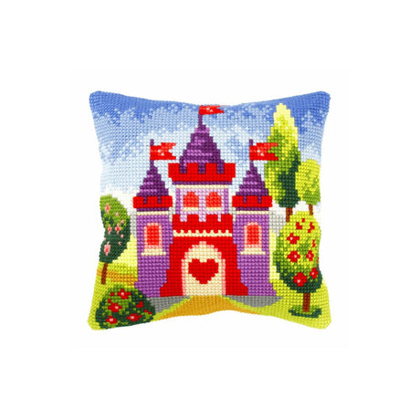 Castle Cross Stitch Cushion Kit