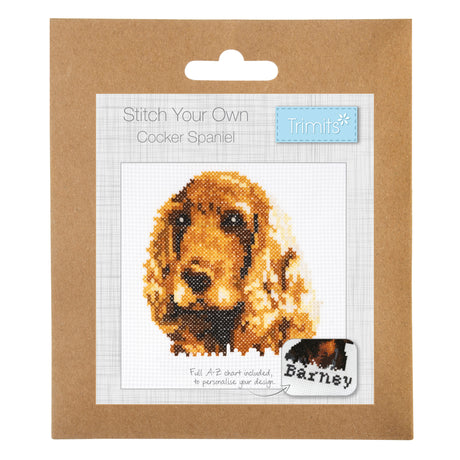 Cocker Spaniel Mini Cross Stitch Kit