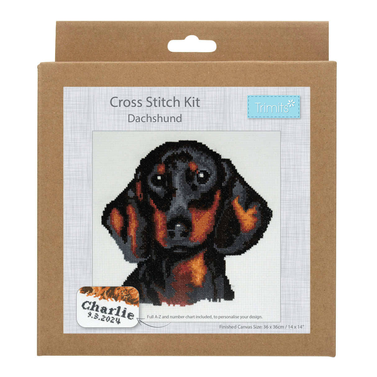 Dachshund Cross Stitch Kit