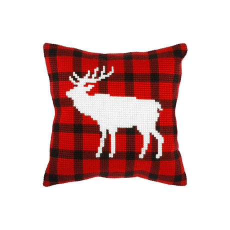 Deer Cross Stitch Cushion Kit