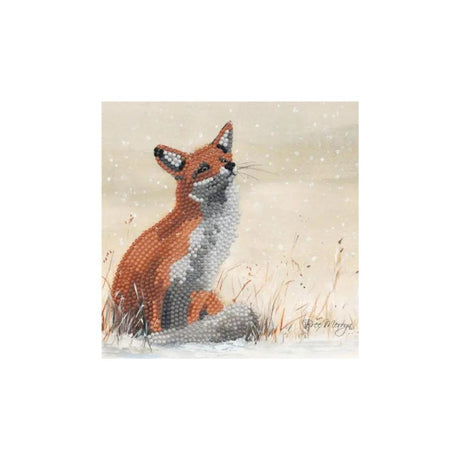 Diamond Art Fox Christmas Card Kit