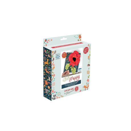 Felt Poppy Craft Sewing Kit