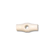 Hemline Toggle Buttons White