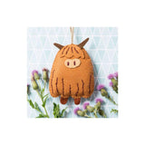 Highland Cow Felt Kit