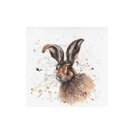 Hugh the Hare Cross Stitch Kit