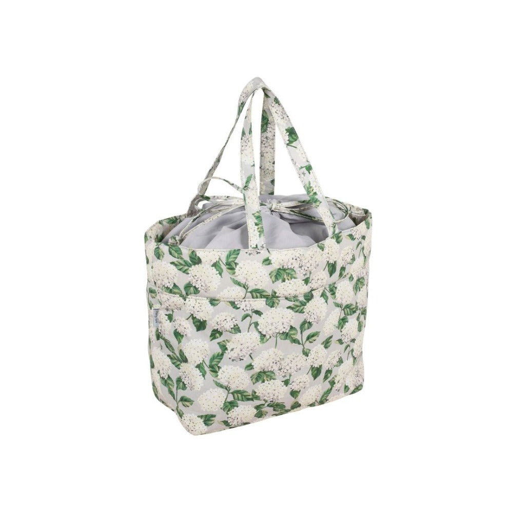 Hydrangea Drawstring Knitting Bag