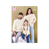 King Cole Aran Knitting Pattern 3019