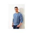 King Cole Mens Aran Sweater Knitting Pattern 5951