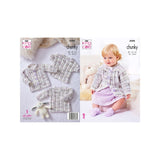 King Cole Baby Chunky Knitting Pattern 6088