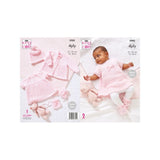 King Cole Baby 4 Ply Knitting Pattern 5982