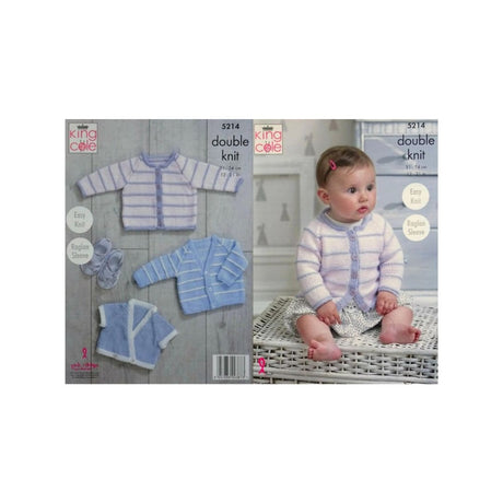 King Cole Baby DK Knitting Pattern 5214