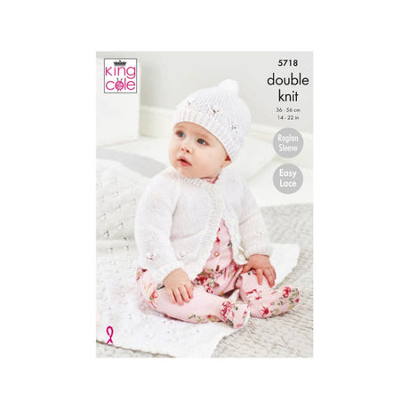 King Cole Baby DK Knitting Pattern 5718