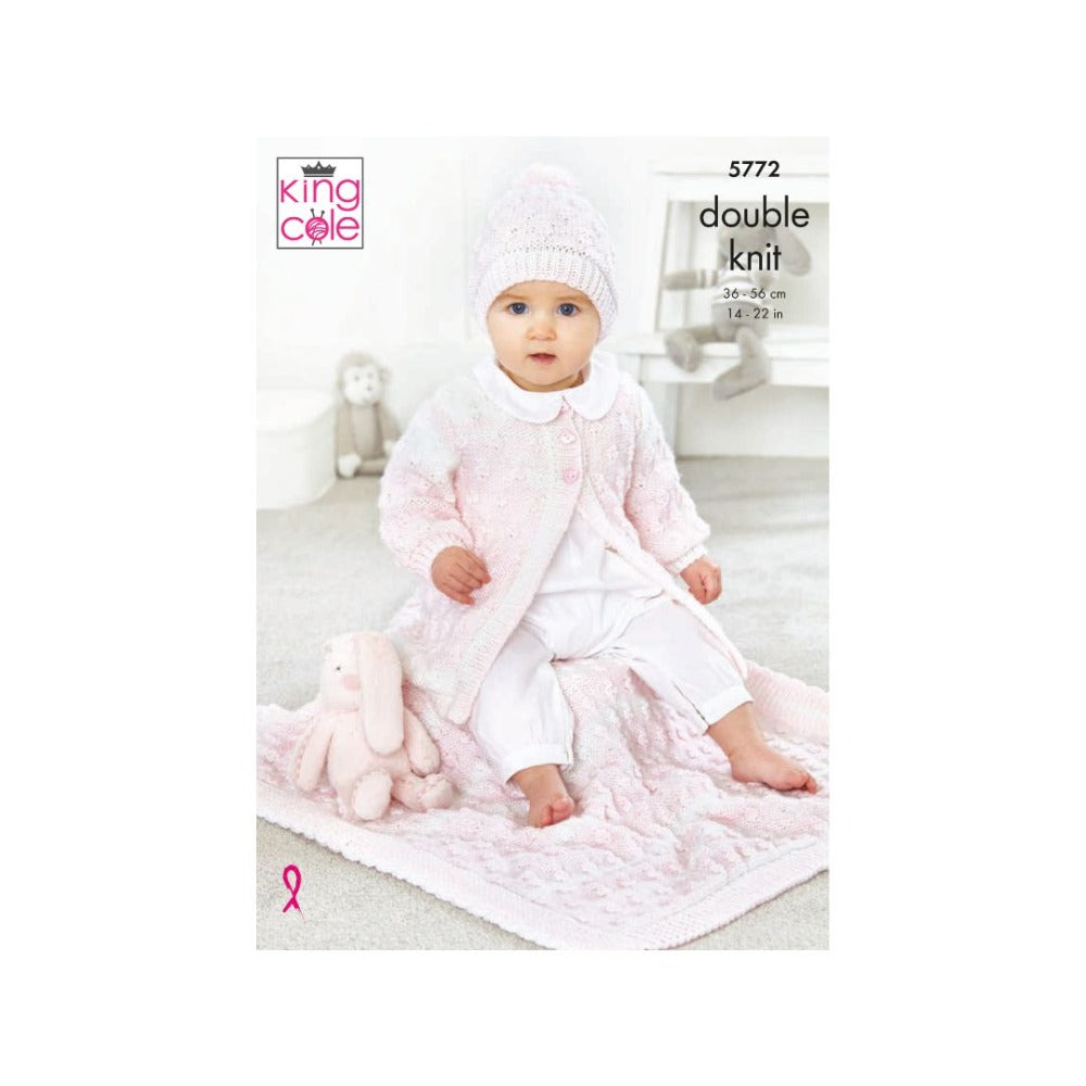 King Cole Baby DK Knitting Pattern 5772