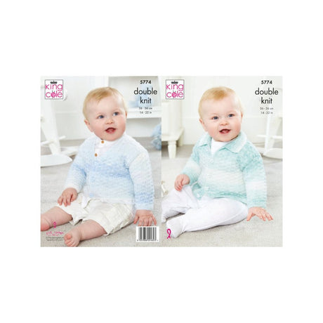 King Cole Baby DK Knitting Pattern 5774