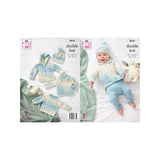 King Cole Baby DK Knitting Pattern 6033