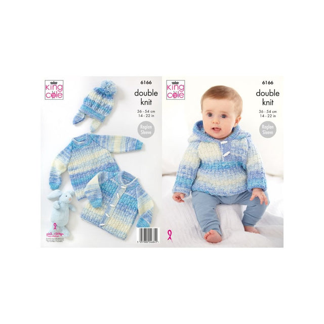 King Cole Baby DK Knitting Pattern 6166