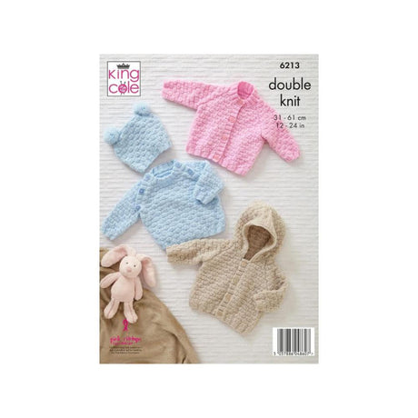 King Cole Baby DK Knitting Pattern 6213