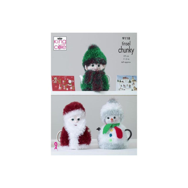 King Cole Christmas Knitting Pattern 9118