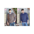 King Cole Mens Jumper DK Knitting Pattern 5799