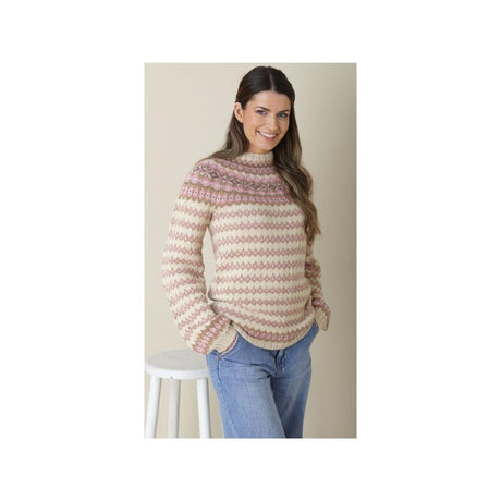 King Cole Fair Isle Jumper DK Knitting Pattern 6149