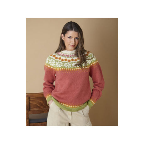 King Cole Yoke Sweater DK Pattern 6151