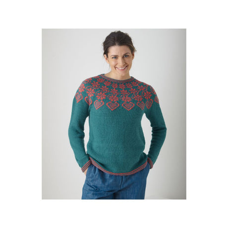 King Cole Sweater Knitted in the Round Pattern 6282