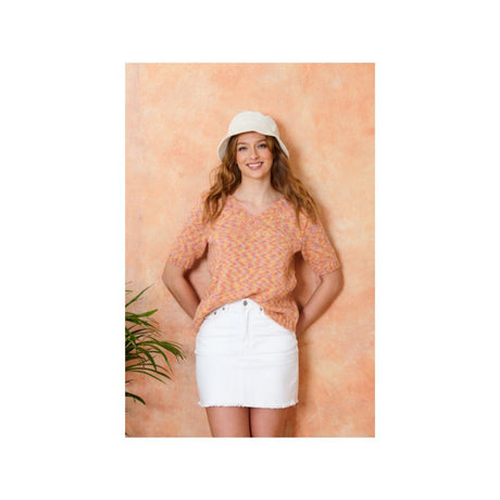 King Cole Summer Top Knitting Pattern 6303