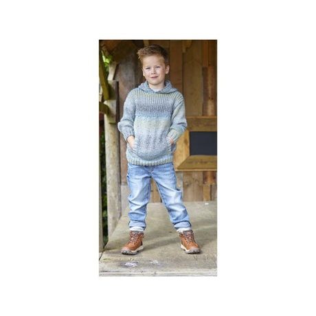 King Cole Kids Aran Sweater Knitting Pattern 6222