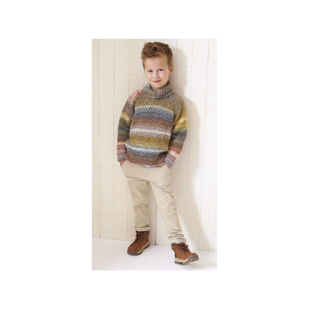 King Cole Kids Chunky Jumper Pattern 6243