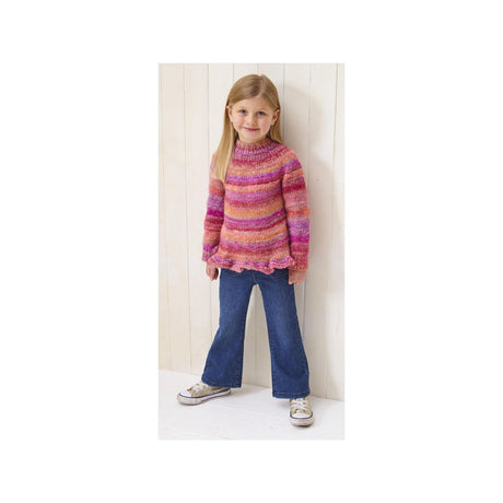 King Cole Kids Chunky Sweater Pattern 6244