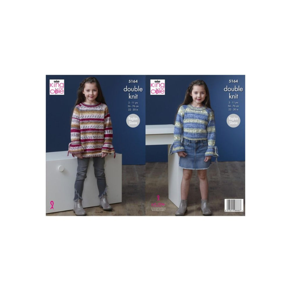 King Cole Kids DK Knitting Pattern 5164