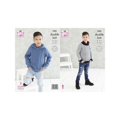 King Cole Kids DK Knitting Pattern 5483