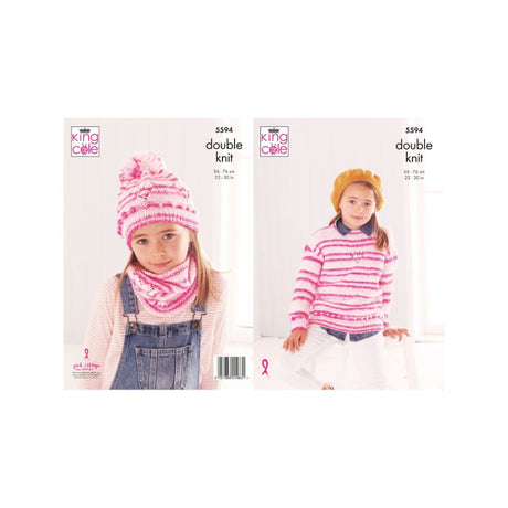 King Cole Kids DK Knitting Pattern 5594