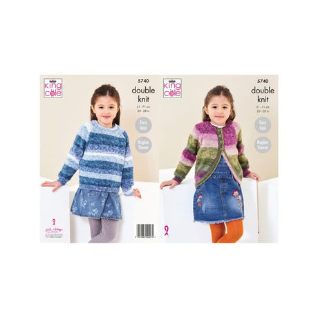 King Cole Kids DK Knitting Pattern 5740