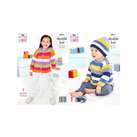 King Cole Kids DK Knitting Pattern 5917