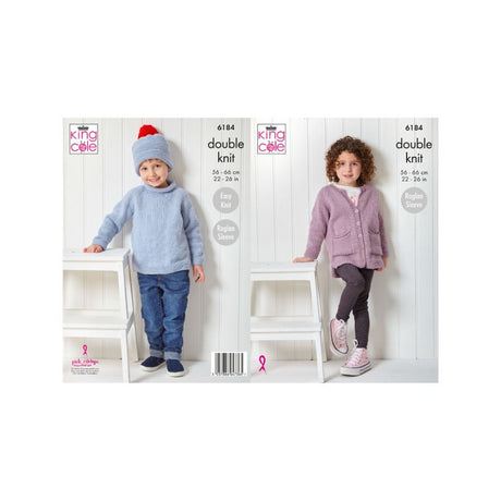 King Cole Kids DK Knitting Pattern 6184