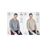 King Cole Mens Chunky Knitting Pattern 5819