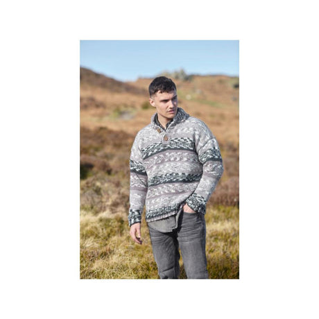 King Cole Chunky Mens Sweater Knitting Pattern 5910