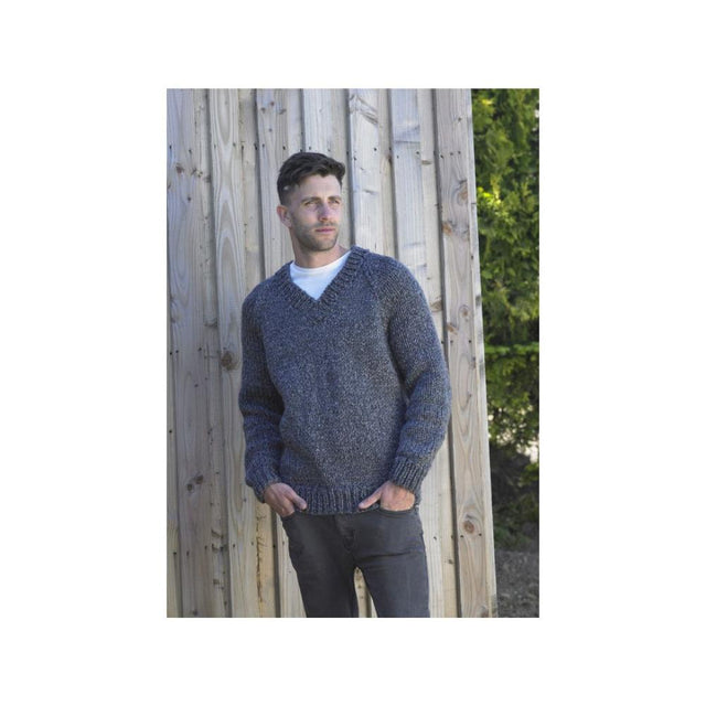 King Cole Mens Super Chunky Jumper Pattern 5307