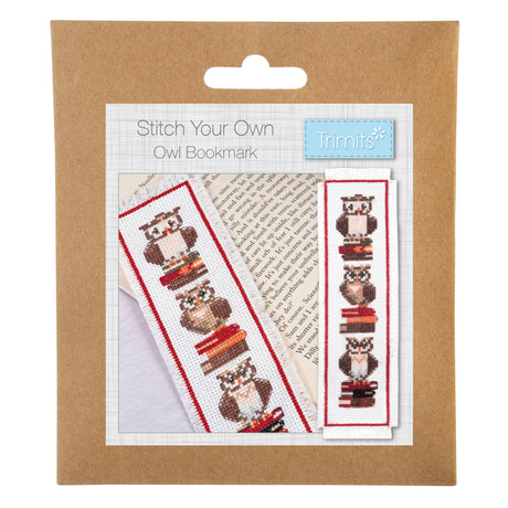 Owl Bookmark Cross Stitch Kit