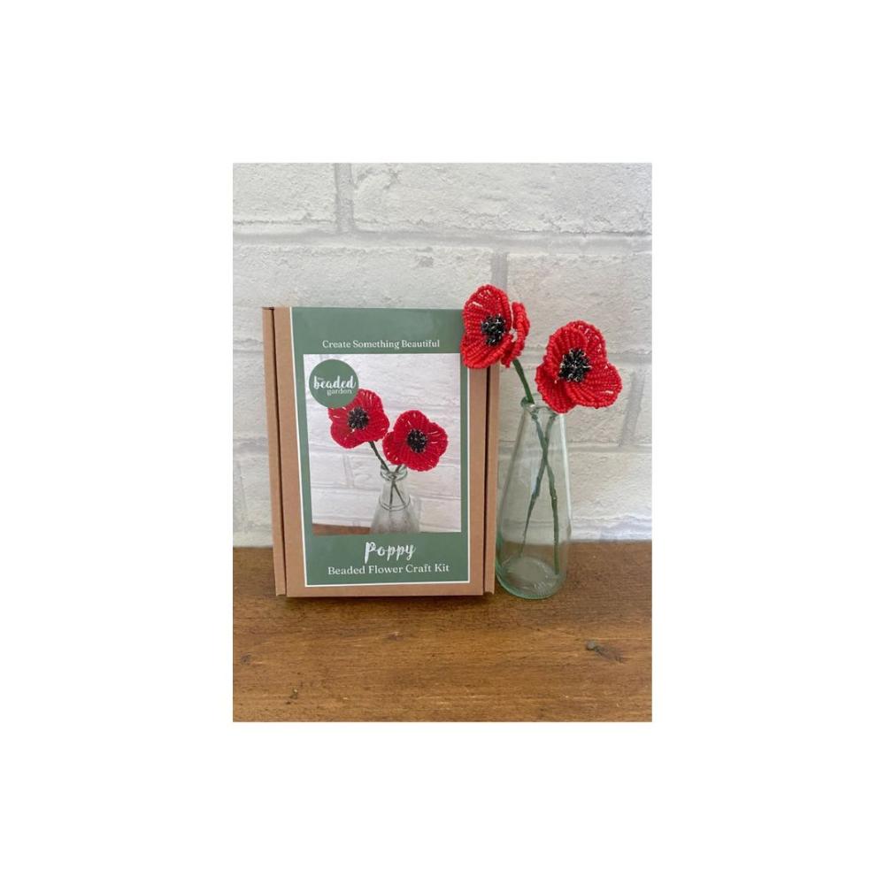 Poppy Beaded Flower Craft Kit