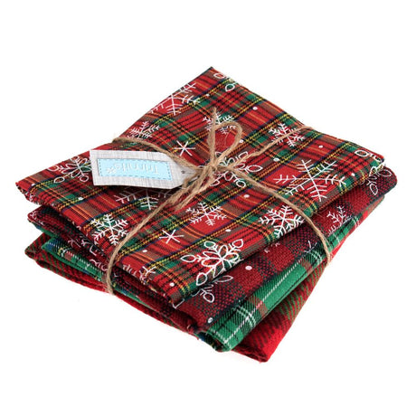 Printed Tartan Fat Quarter Bundle