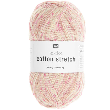 Rico Socks Cotton Stretch 4 Ply Yarn