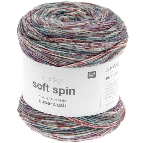 Rico Soft Spin 4 Ply Sock Yarn