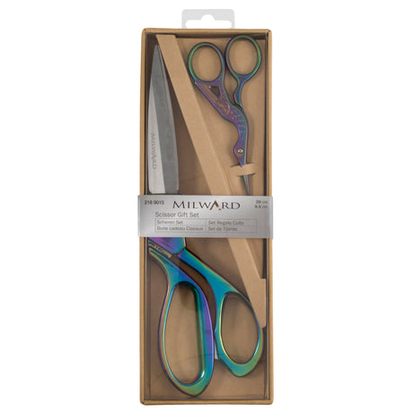 Small Rainbow Dressmaking Scissors Gift Set